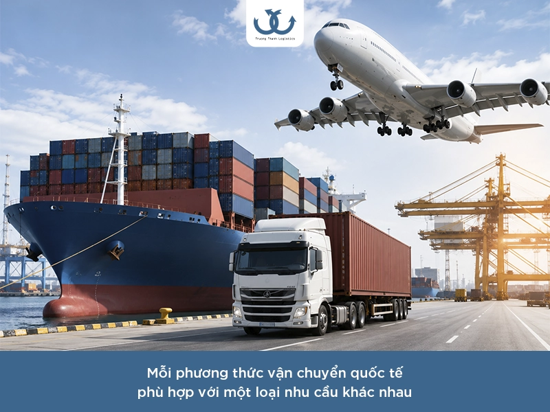 Tin tức Chuyển hàng quốc tế: Nên chọn phương thức vận chuyển nào?